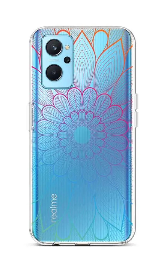 Kryt TopQ Realme 9i silikon Rainbow Mandala 72984