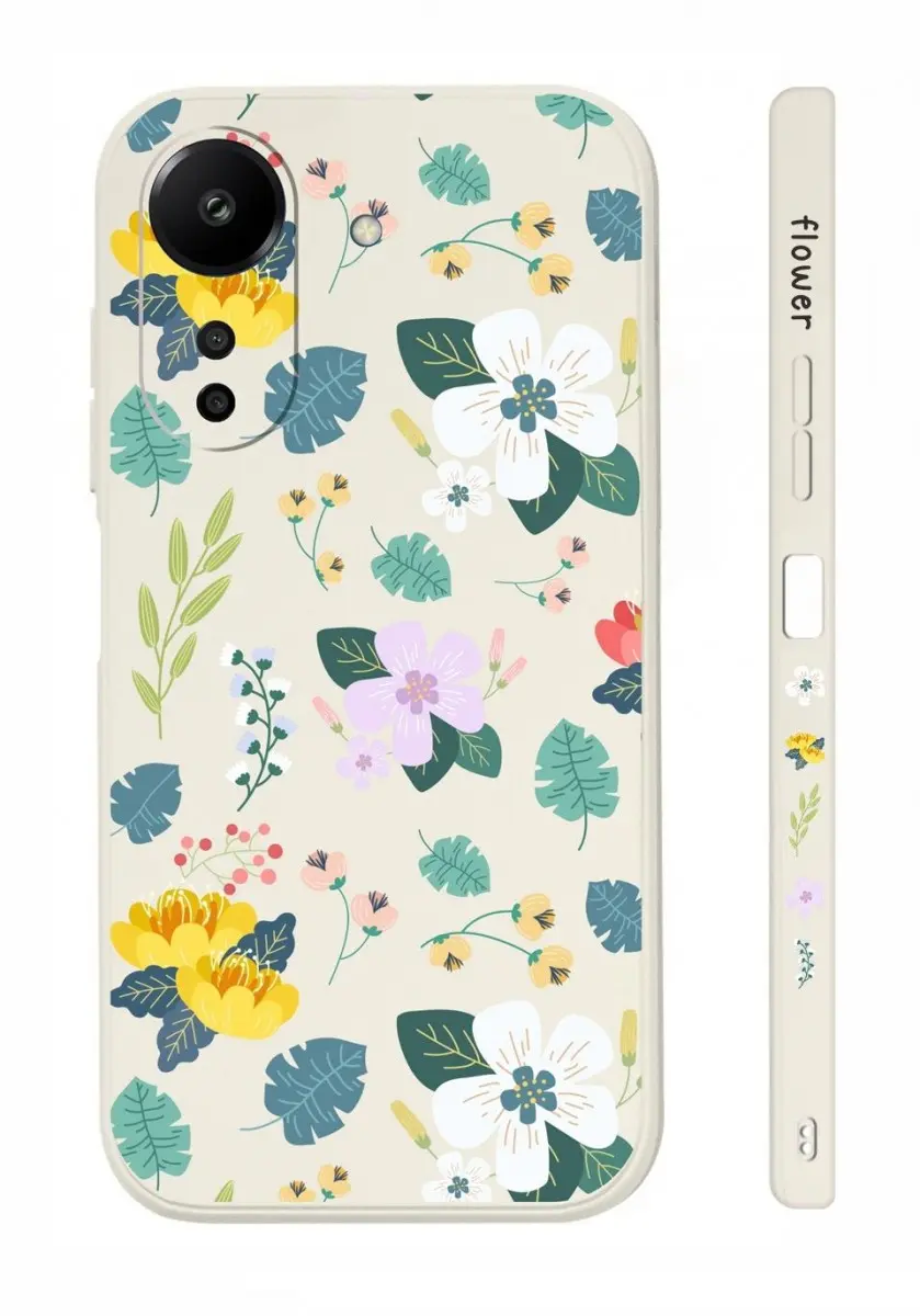 Kryt TopQ Design Xiaomi Redmi 13C Jarní kvítí 122995