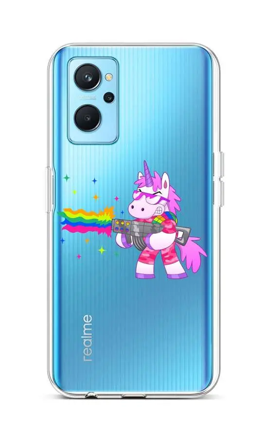 Kryt TopQ Realme 9i silikon Rainbow Gun 73000