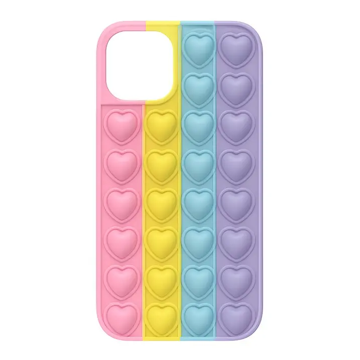 Pouzdro Heart Pop It pro Iphone 13 barevné 3