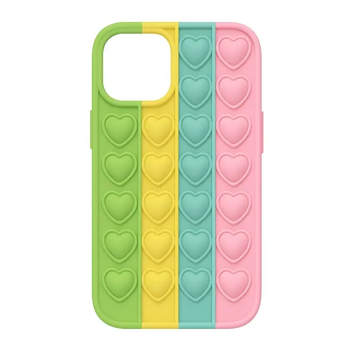 Pouzdro Heart Pop It pro Iphone 13 barevné 4