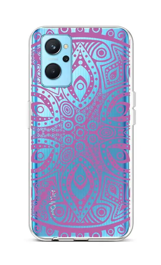 Kryt TopQ Realme 9i silikon Violet Mandala 73043