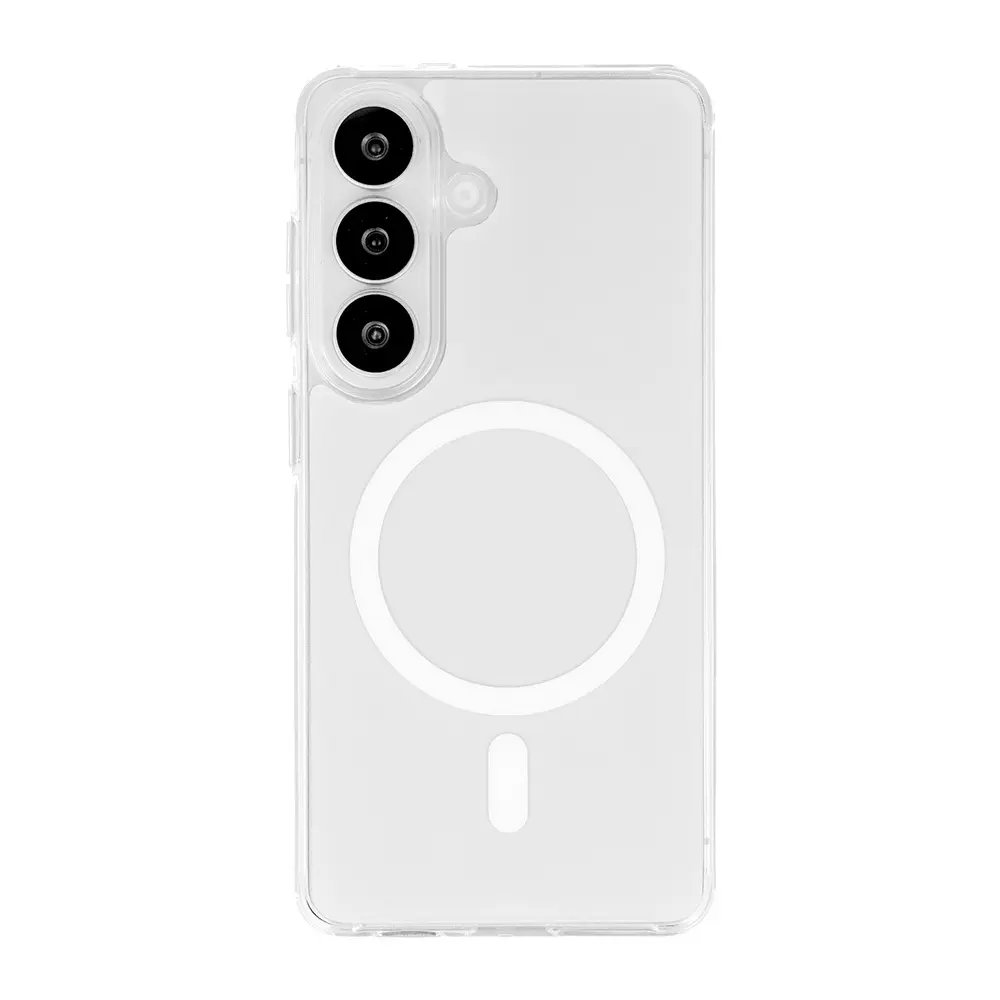 Ochranný kryt Glossy MagSafe pro Samsung Galaxy S26 Plus bílý