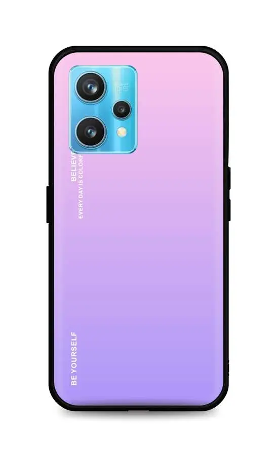 Kryt TopQ LUXURY Realme 9 Pro+ pevný duhový růžový 73124