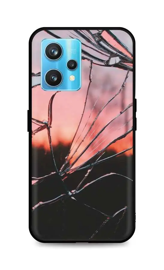 Kryt TopQ LUXURY Realme 9 Pro+ pevný Pink Broken 73149