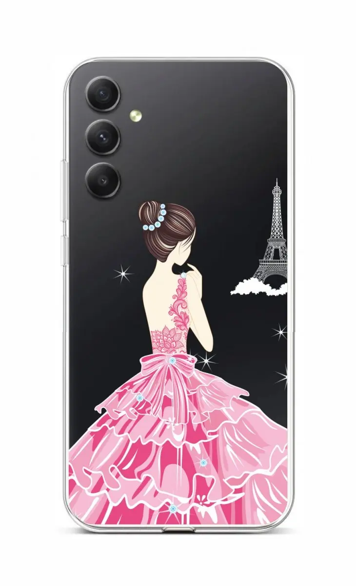 Kryt TopQ Samsung A34 Pink Princess 93155