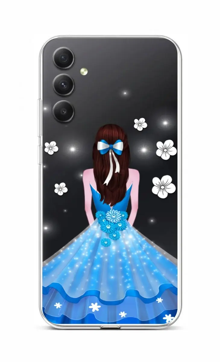Kryt TopQ Samsung A34 Blue Princess 93156