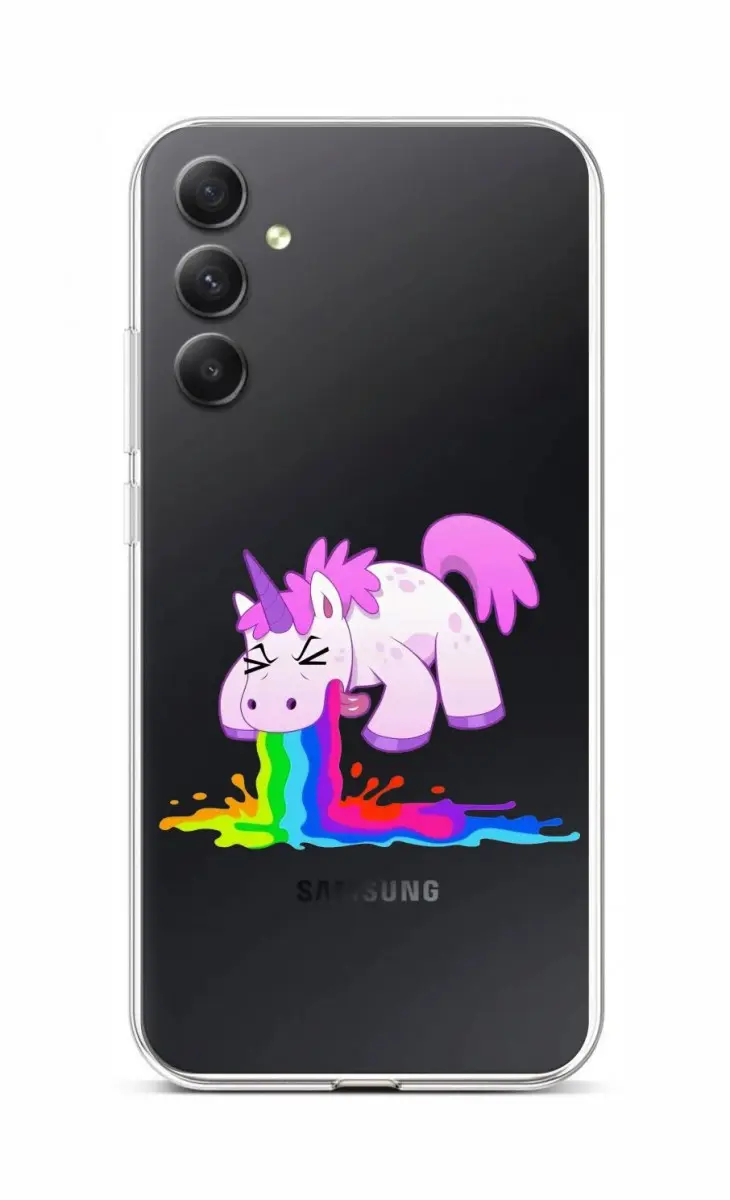 Kryt TopQ Samsung A34 Rainbow Splash 93159