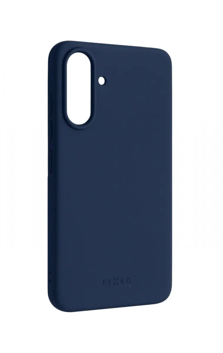 Zadní pogumovaný kryt FIXED Story pro Samsung Galaxy A56 5G, modrý