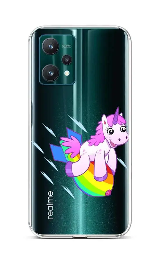 Kryt TopQ Realme 9 Pro silikon Flying Unicorn 73172