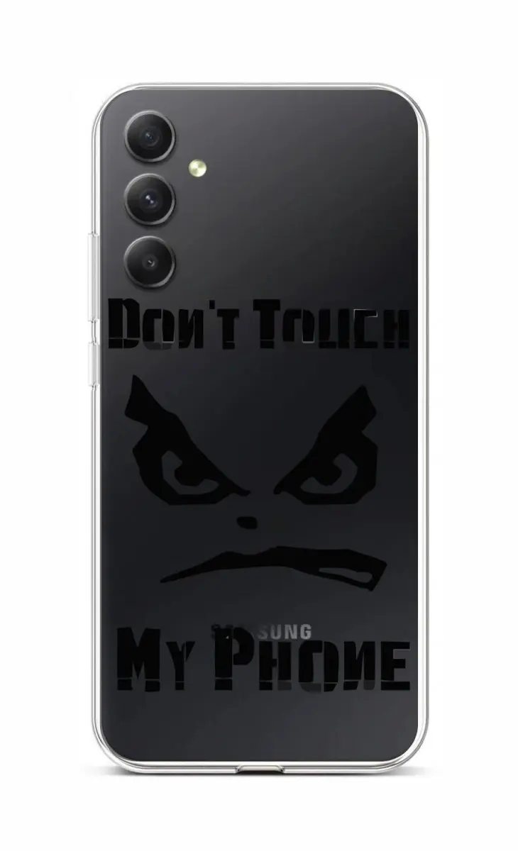 Kryt TopQ Samsung A34 Don't Touch průhledný 93176