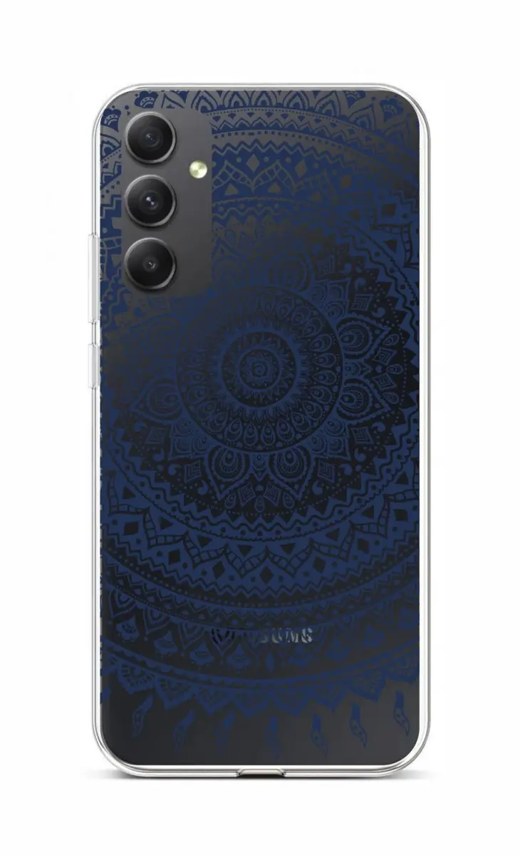 Kryt TopQ Samsung A34 Navy Mandala 93178