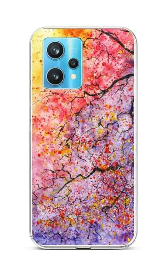 Kryt TopQ Realme 9 Pro+ silikon Abstract Tree 73211