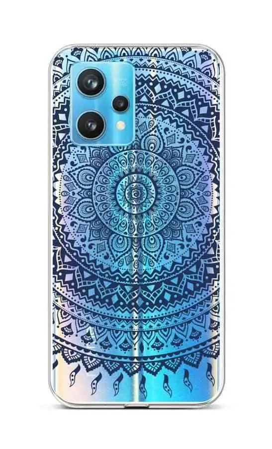 Kryt TopQ Realme 9 Pro+ silikon Navy Mandala 73223