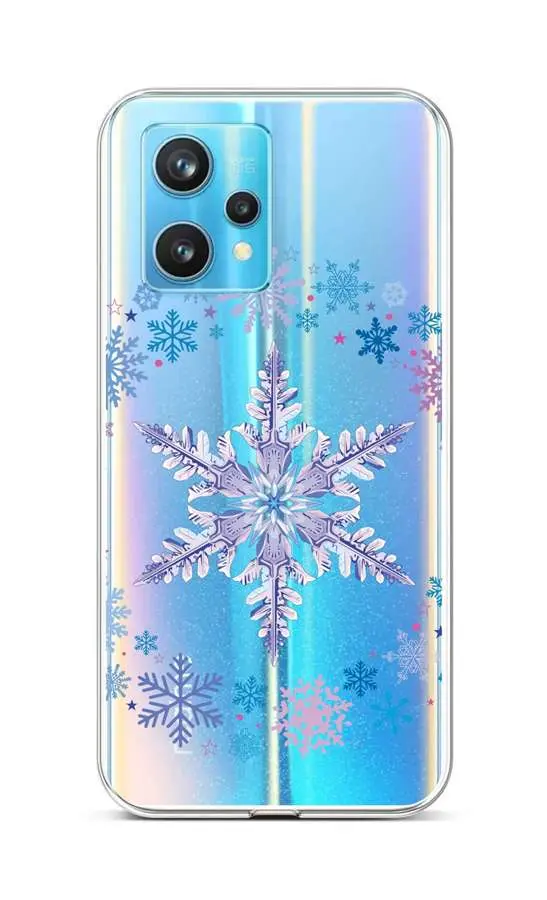 Kryt TopQ Realme 9 Pro+ silikon Snowflake 73229