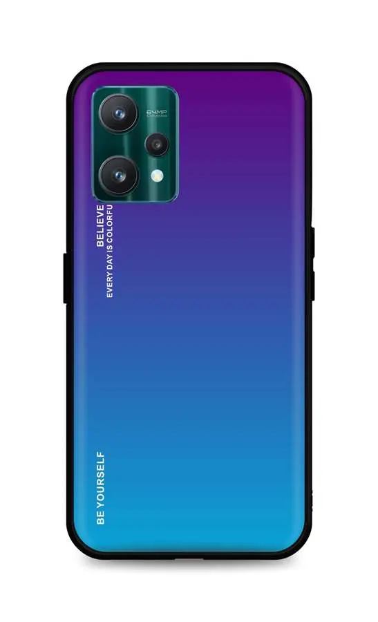 Kryt TopQ LUXURY Realme 9 Pro pevný duhový purpurový 73238