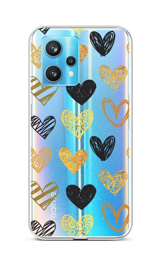 Kryt TopQ Realme 9 Pro+ silikon Srdce 73284