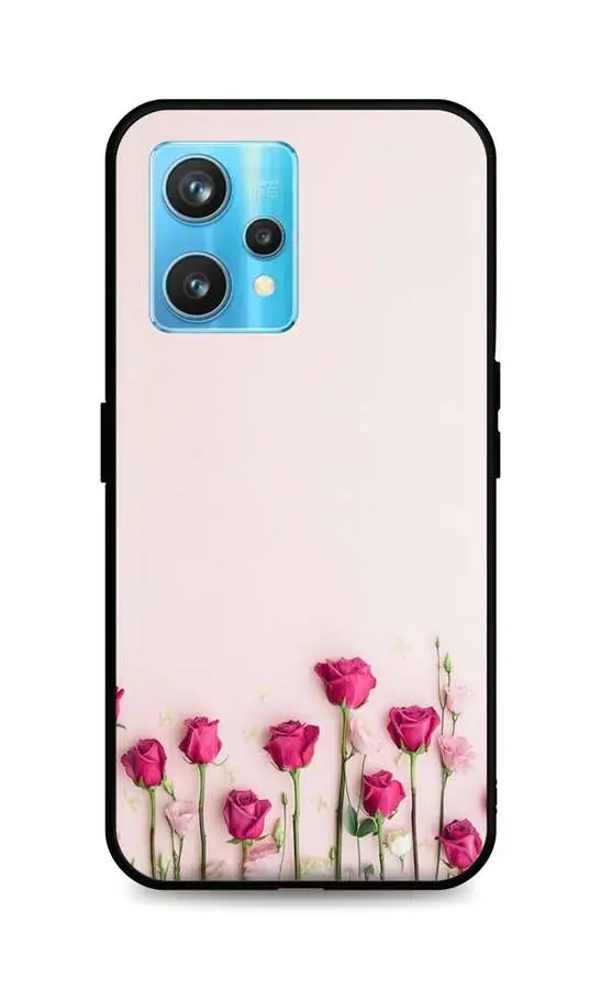 Kryt TopQ Realme 9 Pro+ silikon Roses 73347