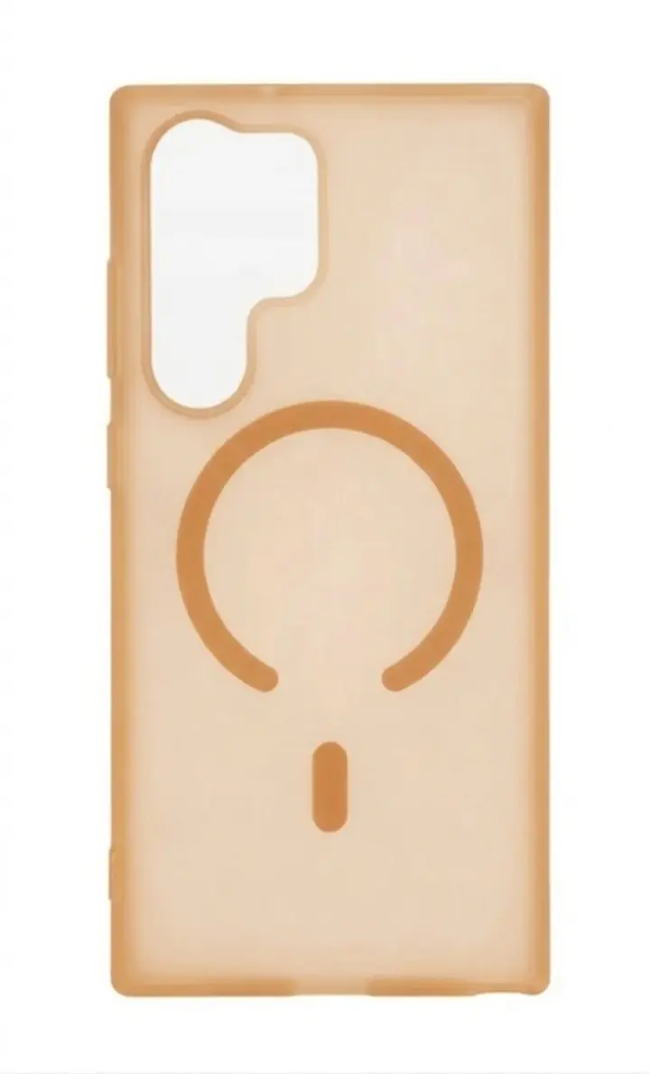 Kryt Tel Protect Mist Matte MagSafe pro Samsung Galaxy S23 Ultra kávově hnědý