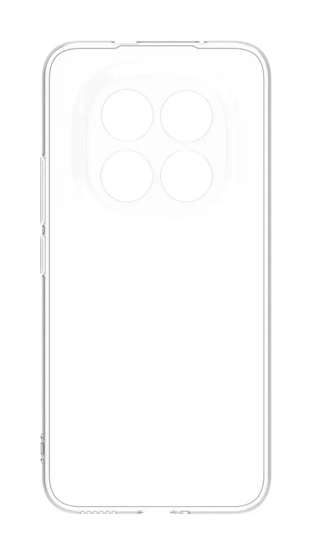 Zadní kryt Swissten Clear Jelly pro Xiaomi Redmi Note 15 Pro+ 5G průhledný