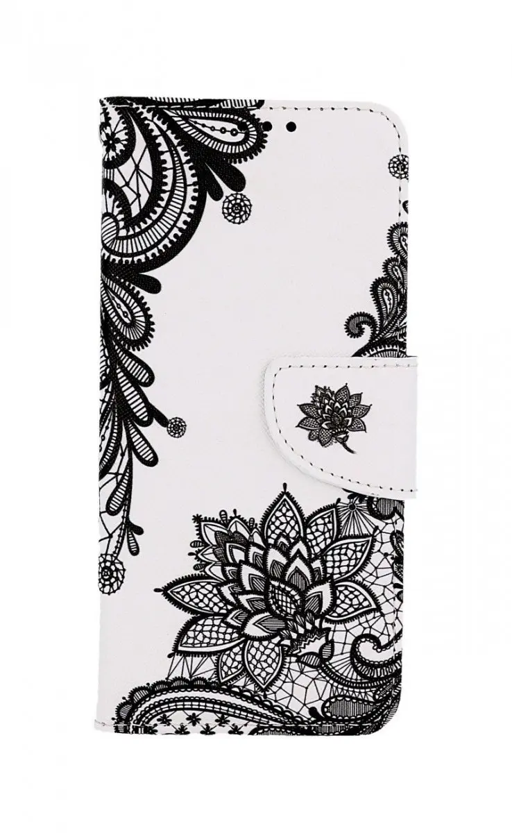 Pouzdro TopQ Xiaomi Redmi Note 11 knížkové Vzor krajky 73407