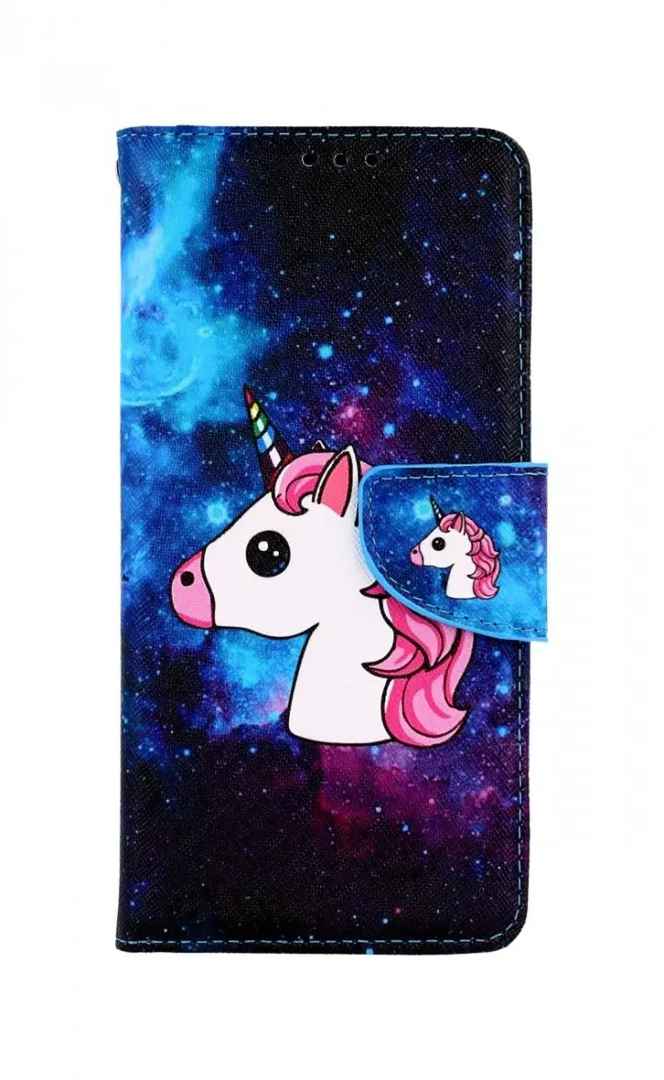Pouzdro TopQ Samsung A13 knížkové Space Unicorn 73412