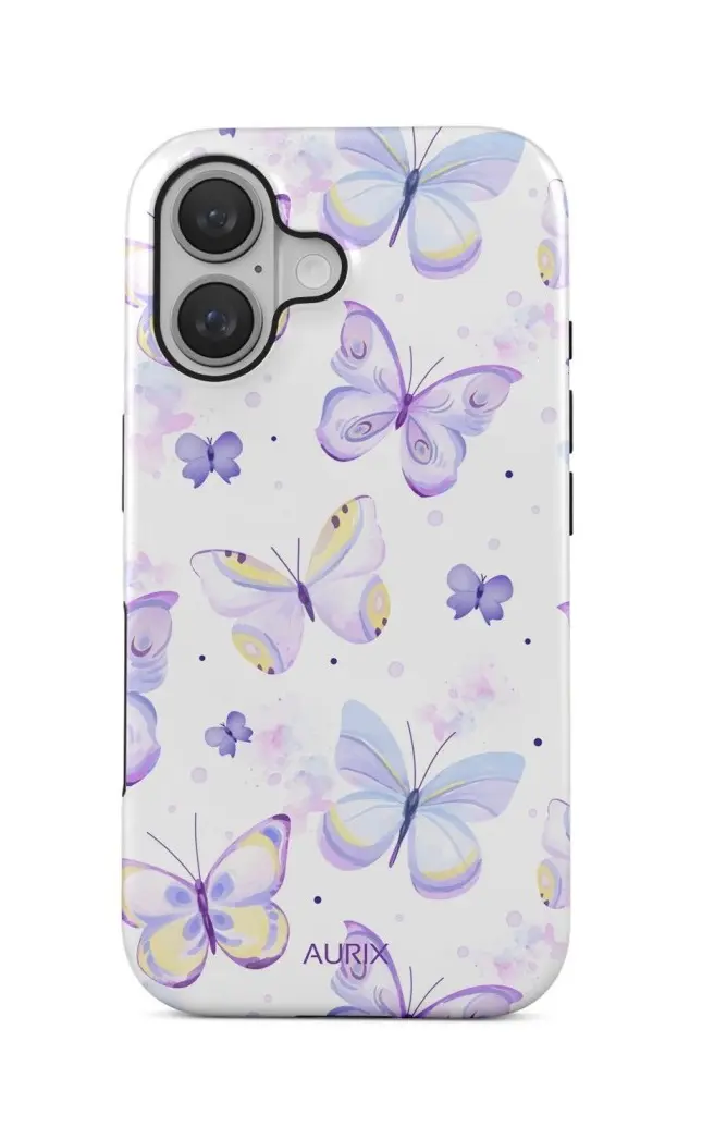 Kryt AURIX MagSafe iPhone 16 Butterflies 133540