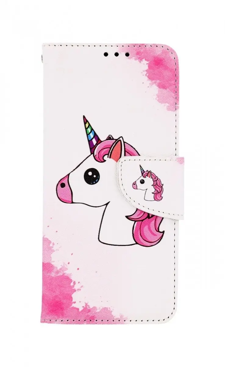 Pouzdro TopQ Xiaomi Redmi Note 11 knížkové Jednorožec 73620