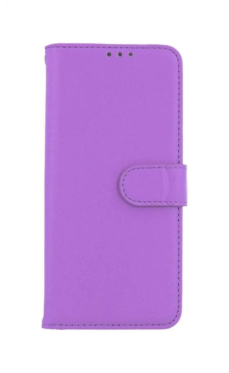 Pouzdro TopQ Xiaomi Redmi Note 11 knížkové fialové s přezkou 73690