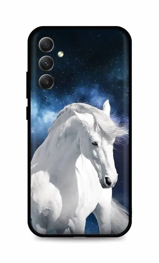 Kryt TopQ Samsung A34 White Horse 93817