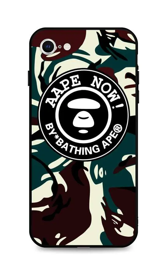 Kryt TopQ iPhone SE 2022 3D silikon Army 73907