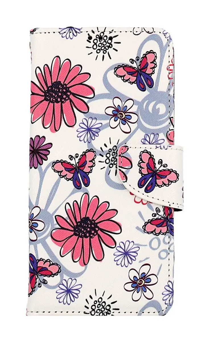 Pouzdro TopQ Honor X8 knížkové Flowers 93921
