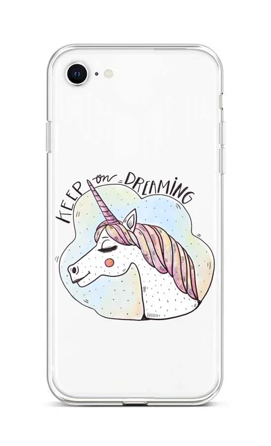 Kryt TopQ iPhone SE 2022 silikon Dreaming 73959