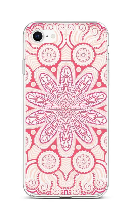 Kryt TopQ iPhone SE 2022 silikon Romantic Mandala 74002