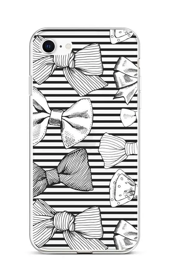 Kryt TopQ iPhone SE 2022 silikon Mašličky 74006