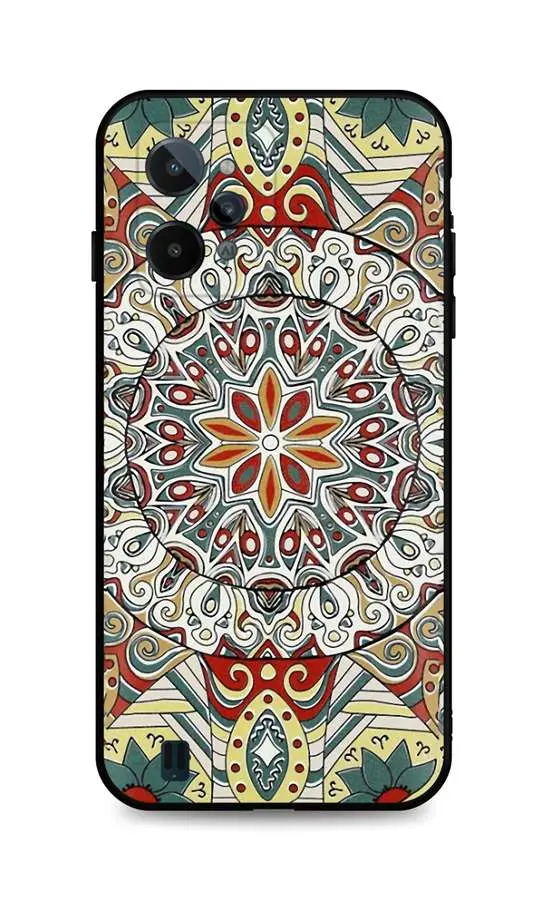 Kryt TopQ Realme C31 3D silikon Barevná mandala 74066