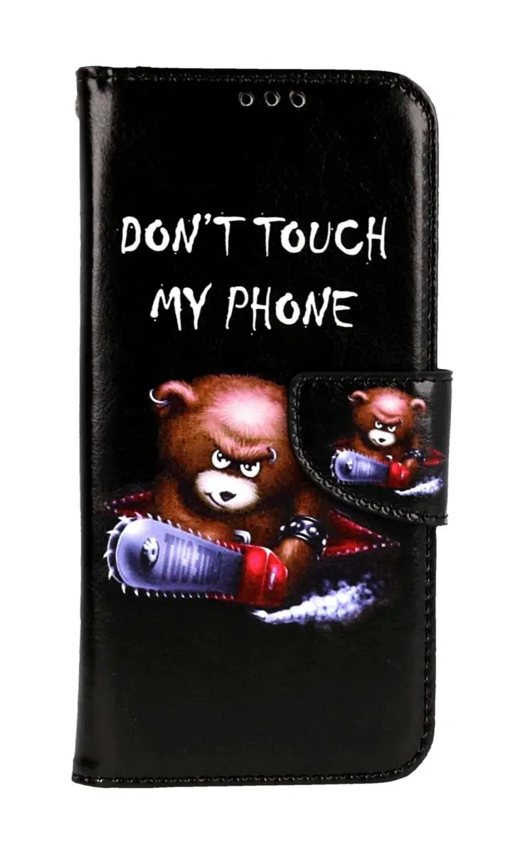 Pouzdro TopQ Samsung A34 knížkové Don't Touch méďa 94083