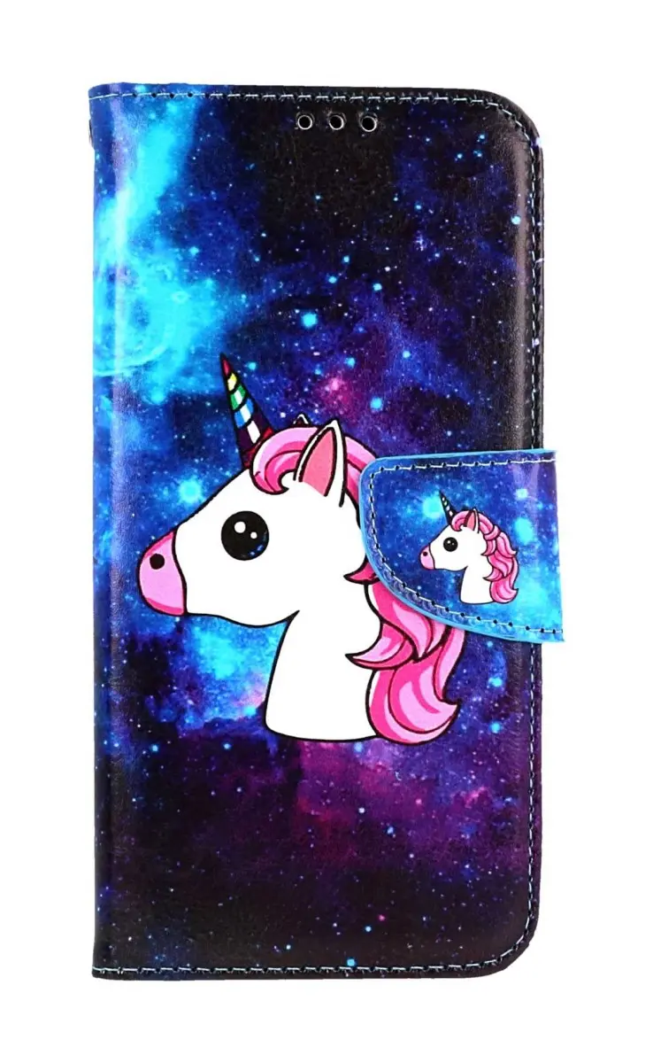 Pouzdro TopQ Samsung A34 knížkové Space Unicorn 94088