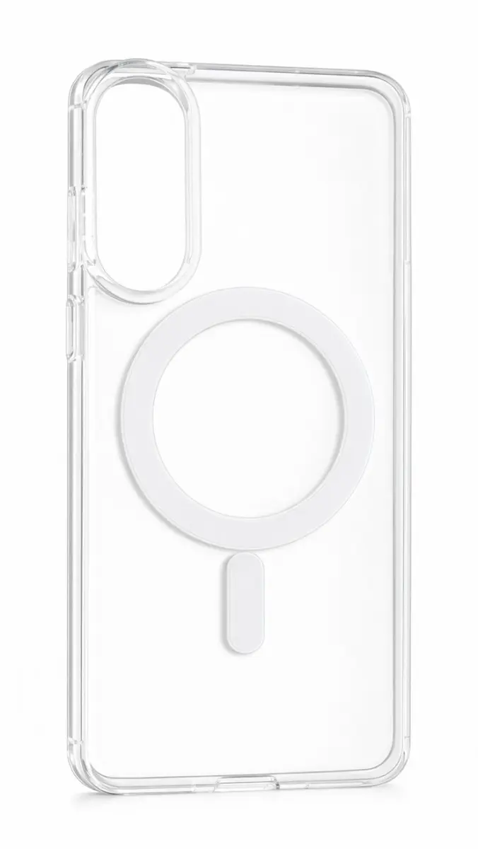 Kryt TopQ Clear Magnetic Samsung S25 Edge pevný průhledný 174134