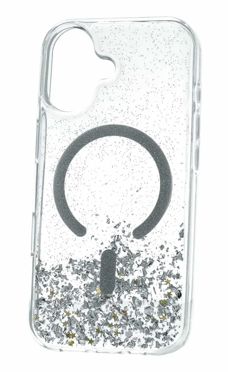 Zadní kryt Tel Protect Moonlite Magsafe pro iPhone 17 silver clear