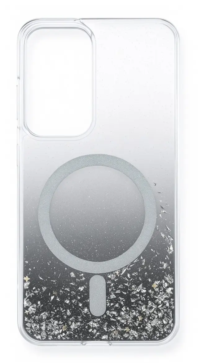 Zadní kryt Tel Protect Moonlite Magsafe pro Samsung Galaxy S25 FE black clear