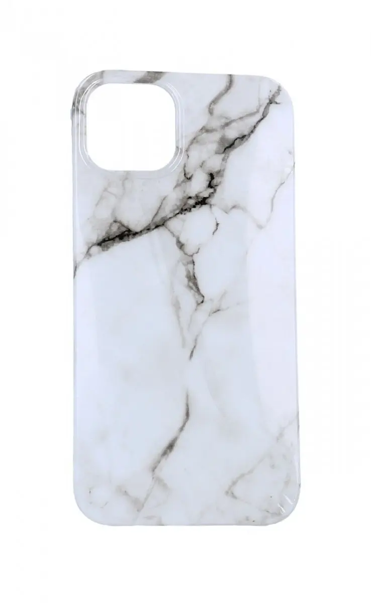 Kryt TopQ iPhone 13 Mramor bílý 84174