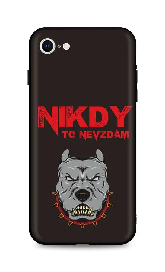 Kryt TopQ iPhone SE 2022 silikon Nikdy to nevzdám 74181