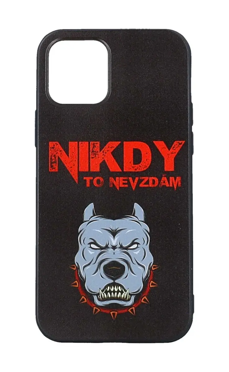 Kryt TopQ iPhone 12 silikon Nikdy to nevzdám 54250
