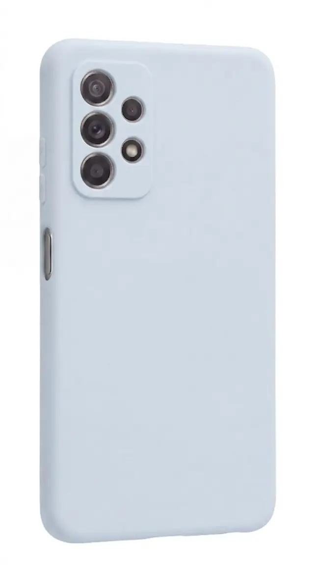 Zadní kryt Silicone Lite pro Samsung Galaxy A52/A52S nebesky modrý