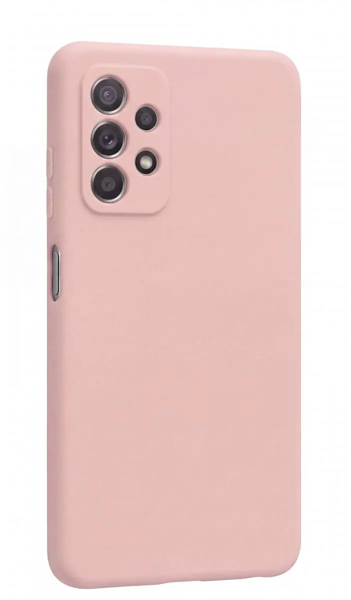Zadní kryt Silicone Lite pro Samsung Galaxy A52/A52S pudrově růžový