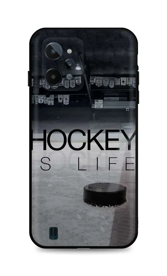 Kryt TopQ Realme C31 silikon Hockey Is Life 74299