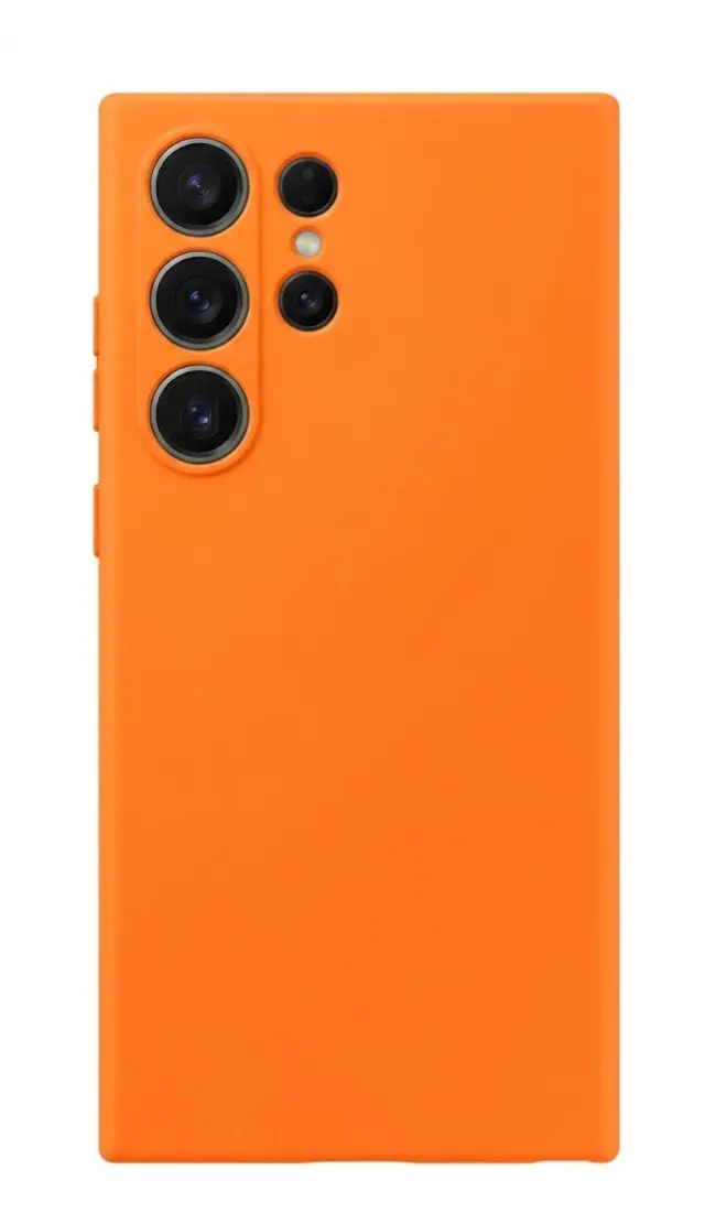 Zadní kryt Silicone Lite pro Samsung Galaxy S24 Ultra oranžový