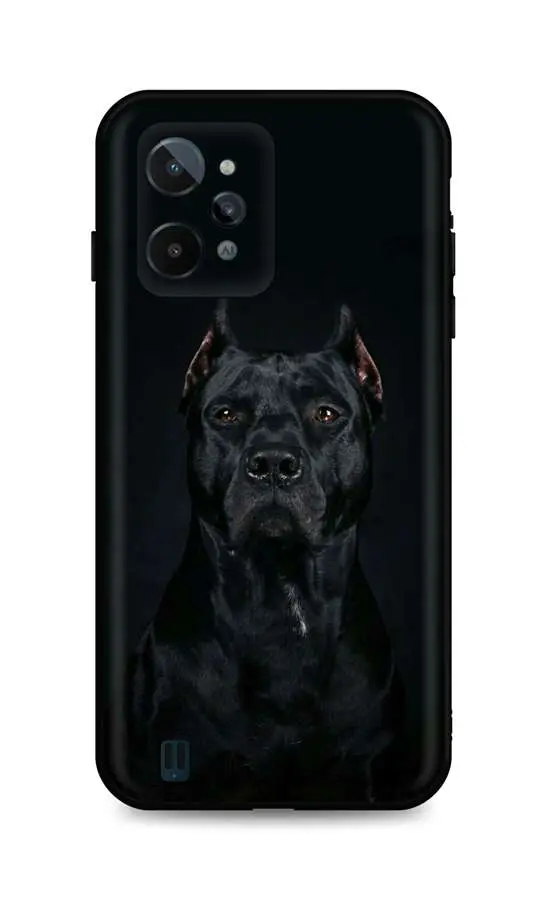 Kryt TopQ Realme C31 silikon Dark Pitbull 74318