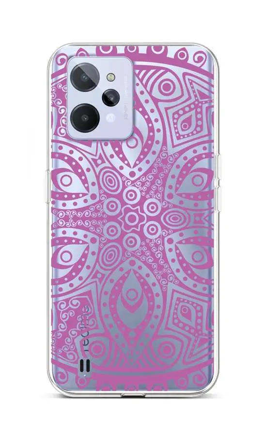 Kryt TopQ Realme C31 silikon Violet Mandala 74364